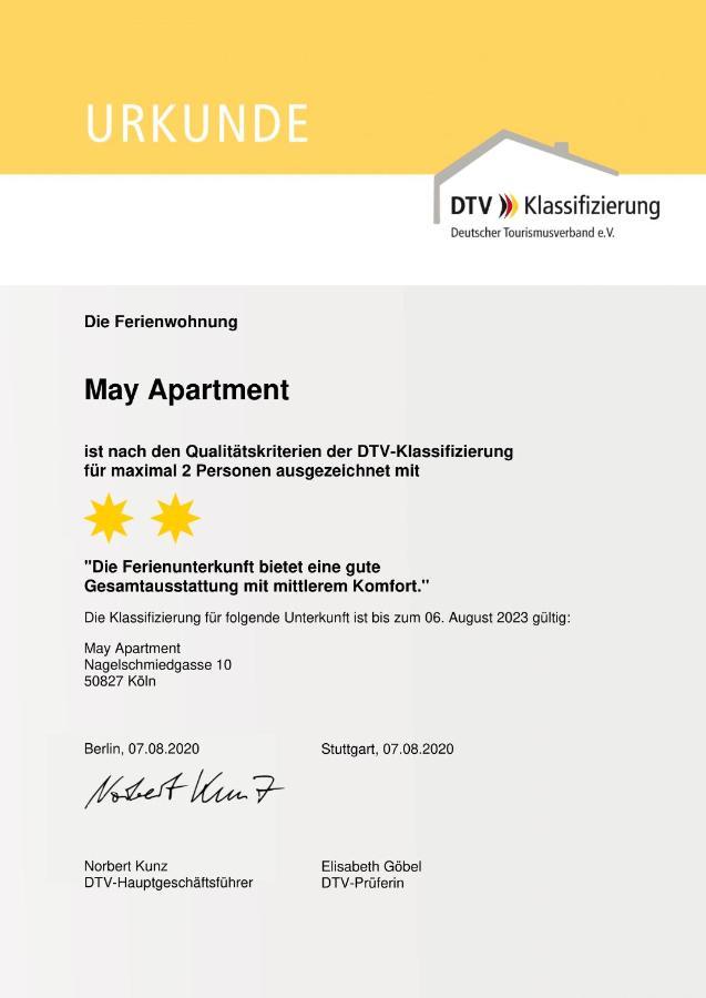May-Apartment Koeln Zentrale Ferienwohnung Esterno foto